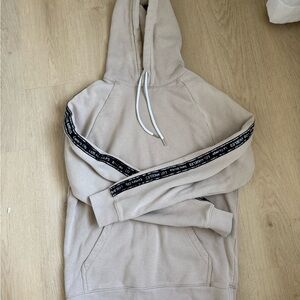 Women's Beige Hoodie Sweater